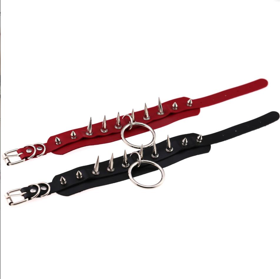 Long Spiked Choker Punk Collar - Women'S Emo Accessories recension och pris